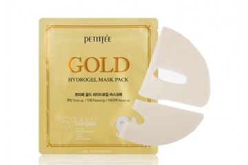Гидрогелевая маска для лица с золотым комплексом Petitfee Gold Hydrogel Mask Pack +5 golden complex