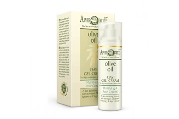 Матирующий и сужающий поры дневной гель-крем Aphrodite Olive Oil Mattifying & Pore Control Day Gel-Cream (Z-19O)