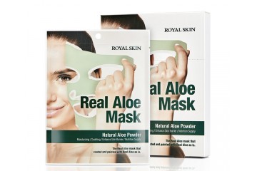 Набор листовых масок для лица с алоэ ROYAL SKIN Real Aloe Mask Set