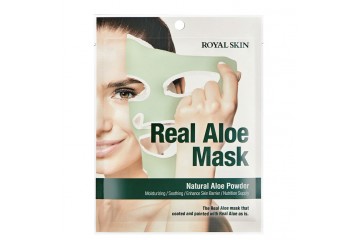Листовая маска для лица с алоэ ROYAL SKIN Real Aloe Mask