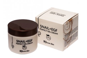 Крем-гель для лица с муцином улитки Secret Skin Snail + EGF Perfect Gel Cream (SS-04)