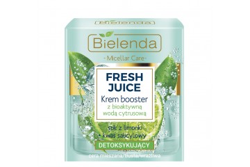 Крем-бустер для детоксикации Лайм Bielenda Fresh Juice Detoxifying Cream booster Lime