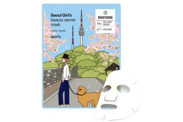 Осветляющая тканевая маска для лица SKIN79 Seoul Girl's Beauty Secret Mask Brightening Care