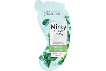 Скраб для ног, освежающий и разглаживающий в саше Bielenda Minty Fresh Foot Care Refreshing & Smoothing Foot Peeling