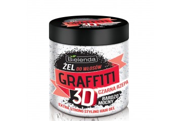 Гель для укладки волос экстрактом черной репы Bielenda Graffiti Hair gel with Black Turnip Extract