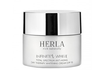 Дневной крем для лица Herla Infinite White Total Spectrum Anti-Aging Day Therapy Whitening Cream SPF 15
