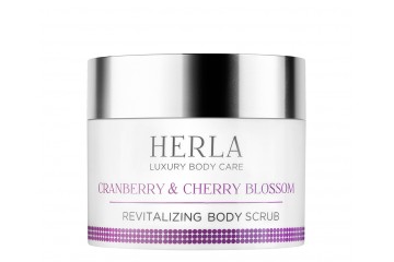 Восстанавливающий скраб для тела Herla Luxury Body Care Cranberry & Cherry Blossom Revitalizing Body Scrub