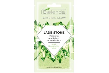 Увлажняющая и разглаживающая маска для лица Bielenda Crystal Glow Jade Stone