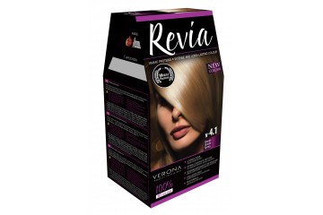 4.1 Блонд - Стойкая краска для волос Revia Verona Cosmetics
