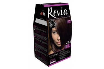 12.1 Натуральный шатен - Стойкая краска для волос Revia Verona Cosmetics