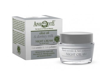 Антивозрастной защитный ночной крем для лица Aphrodite Anti-wrinkle & Anti-pollution Night Cream (D-20)