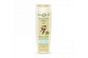 Мягко очищающий и освежающий гель для душа Aphrodite Olive Oil Body Wash Gentle Cleansing & Refreshing (Z-10)