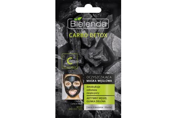 Очищающая маска для комбинированной кожи Bielenda Carbo Detox Cleansing Mask Mixed and Oily Skin