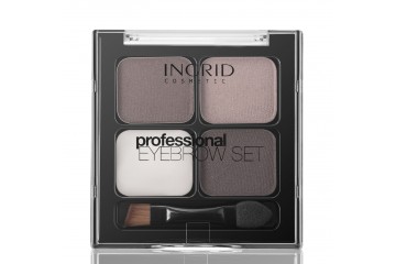 Коричневые моделирующие тени для бровей Ingrid Cosmetics Professional Eyebrow Set