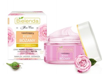 Увлажняющий и успокаивающий крем для лица Bielenda Rose Care face cream moisturizing and soothing