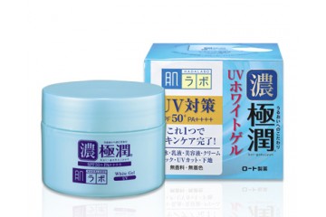 Увлажняющий гель для лица с максимальной защитой от солнца Hada Labo Koi-Gokujyun UV White Gel SPF50+ PA++++