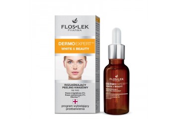 Осветляющий кислотный пилинг Floslek Dermo Expert White & Beauty Acid peeling
