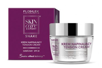 Подтягивающий дневной крем для лица Floslek Skin care expert Snake Tension cream SPF20