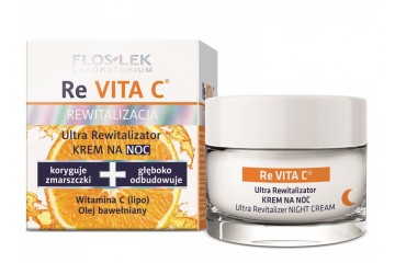 Ультравосстанавливающий ночной крем Floslek Re Vita C Ultra revitalizer night cream