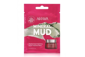Саше осветляющая и увлажняющая маска для лица AHAVA Mineral Mud Brightening & Hydrating Facial Treatment Mask 6 ml