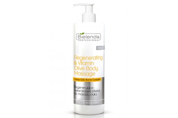 Регенерирующее массажное масло для тела Bielenda Professional Regenerating & Vitamin Olive Body Massage
