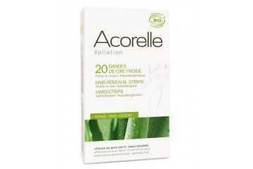 Восковые полоски для депиляции лица Acorelle Hair Removal Strips Face
