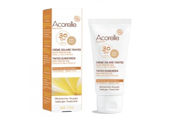 Солнцезащитный крем для лица с эффектом тонирования Acorelle Tinted Sunscreen Protection SPF 30