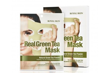Набор листовых масок для лица с зеленым чаем ROYAL SKIN Real Green Tea Mask Set