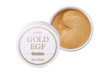 Гидрогелевые патчи для глаз с золотом и EGF Petitfee Premium Gold & EGF Eye Patch
