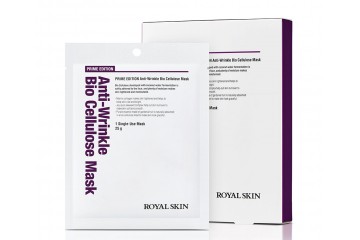 Набор био-целлюлозных омолаживающих масок для лица ROYAL SKIN Prime Edition Anti-wrinkle Bio Cellulose Mask Set