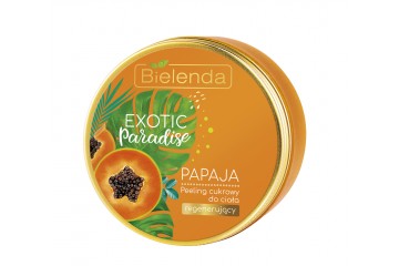 Сахарный скраб для тела Папайя Bielenda Exotic Paradise Papaja Regenerating body scrub