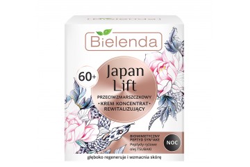 Ночной ревитализирующий крем-концентрат для лица Bielenda Japan Lifting Revitalizing anti-wrinkle cream concentrate 60+