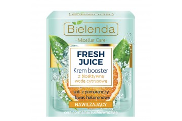 Увлажняющий крем с биоактивной цитрусовой водой Апельсин Bielenda Fresh Juice Moisturizing Cream booster Orange