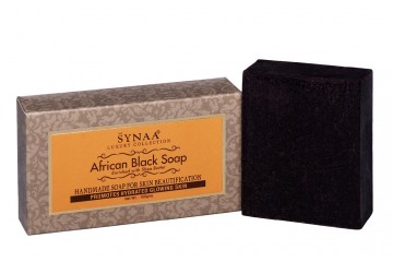 Африканское черное мыло ручной работы Synaa