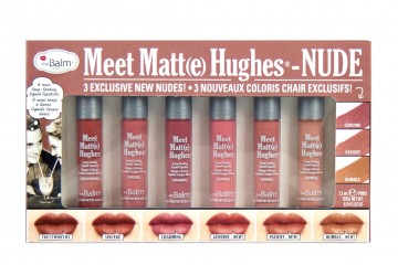 Набор жидких помад для губ The Balm Meet Matt(e) Hughes Kit Mini Liquid Lipsticks