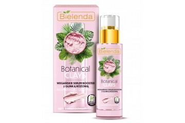 Сыворотка-бустер с розовой глиной для лица Bielenda Botanical Clays Vegan Serum Booster Pink Clay