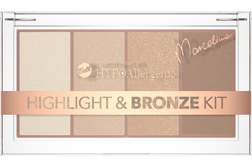 Палетка хайлайтеров и бронзеров Bell Cosmetics HYPOAllergenic Highlight&Bronze Kit