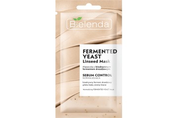 Нормализующая маска для лица с дрожжевым ферментом Bielenda Fermented Yeast Mask Sebum Control