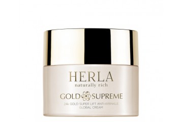 Лифтинг-крем против морщин для лица Herla Gold Supreme 24K Gold Super Lift Anti-Wrinkle Global Cream