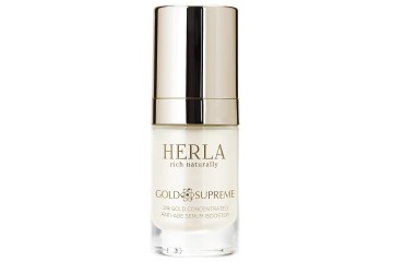 Антивозрастная сыворотка для лица Herla Gold Supreme 24K Gold Concentrated Anti-Age Serum Booster