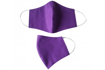 Защитная маска для лица Фиолетовая 1 шт.