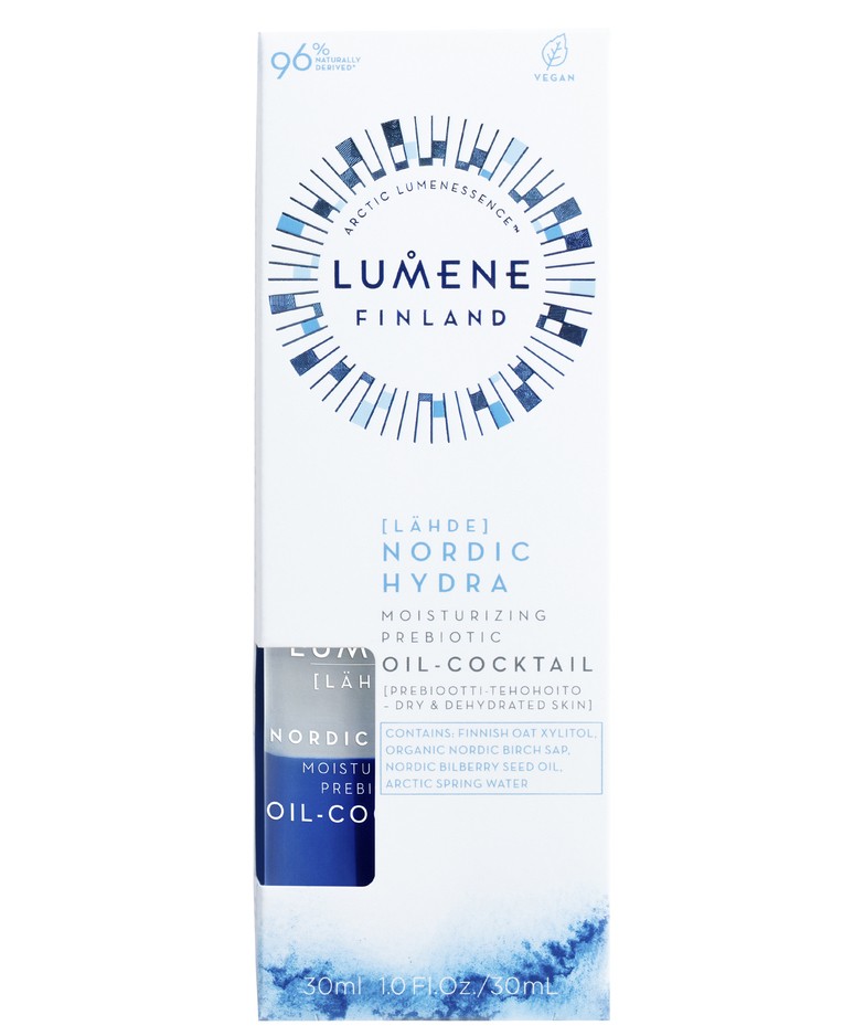 lumene nordic hydra oil cocktail moisturizing prebiotic
