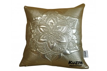Шестигранный узор золотая декоративная наволочка для интерьерной подушки Kuzya Production