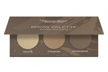 Темно-коричневый - палетка для бровей Pierre Rene Brow Palette Dark Brown