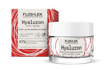 Антивозрастной дневной крем для лица с гиалуроновой кислотой Floslek Hyalluron Anti-Aging Anti-wrinkle Day Cream