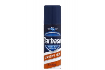 Крем-пена для бритья чувствительной кожи Barbasol Sensitive Skin Thick & Rich Shaving Cream 142g