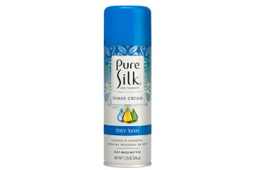 Крем-пена для бритья Pure Silk Dry Skin Treatment Spa Therapy Shave Cream
