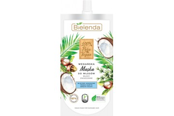 Маска для поврежденных волос Bielenda 100% Pure Vegan Hair mask Damaged Hair