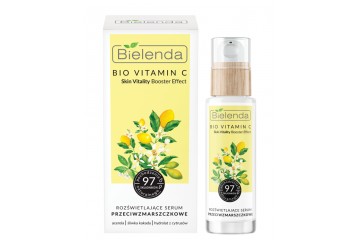 Осветляющая сыворотка против морщин Bielenda Bio Vitamin C Illuminating anti-wrinkle serum