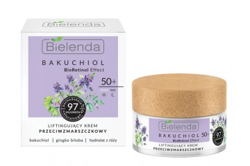 Лифтинг крем для лица Bielenda Bacuchiol BioRetinol Effect Lifting anti-wrinkle cream 50+